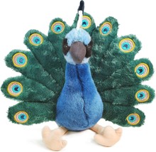Pakhi The Peacock Stuffed Animal Plush TigerHart Toys 11&quot; Bird Storybook... - $18.99