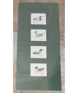 Matted Kenneth E. Newton Watercolor Ducks SIGNED FREE SHIPPING - £10.38 GBP