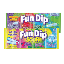 Lik-m-aid Fun Dip Variety Flavor Sour Stix &amp; Powder Candy | 1.4oz | Mix &amp; Match - £11.92 GBP+