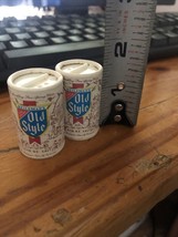 Old Style Beer  Mini Can Salt Shaker - Lot of 2 Heilmans - £5.97 GBP