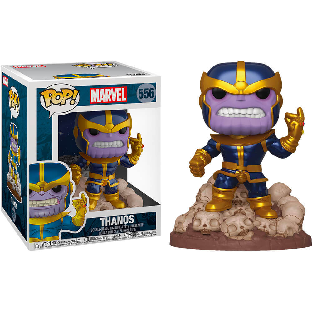 Primary image for Marvel Thanos Infinity Saga Mtllic 80th An. US Ex 6" Pop! Dx