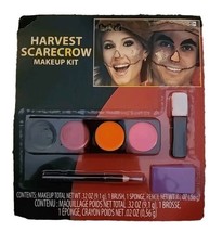 Harvest Scarecrow Makeup Kit Brush Pencil Color Palette Dress Up Cosplay - £3.79 GBP