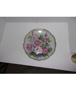 Vintage  Ucagco Decorative Wall Plate Roses Signed  Japan 1970&#39;s 8.5&quot; di... - $188.24 MXN