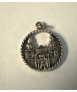 Vintage Sterling Silver Hearst Castle San Simeon California CA Charm 4g - €15,19 EUR
