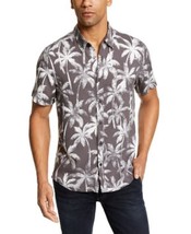 Guess Mens Venice Palms Slim Fit  Button-Down Aloha Shirt, Size Small - $24.12
