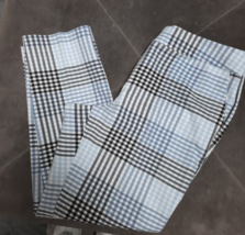 Ann Taylor Factory Plaid Cotton Stretch Ankle Pants Sz 10 NWT - £23.94 GBP