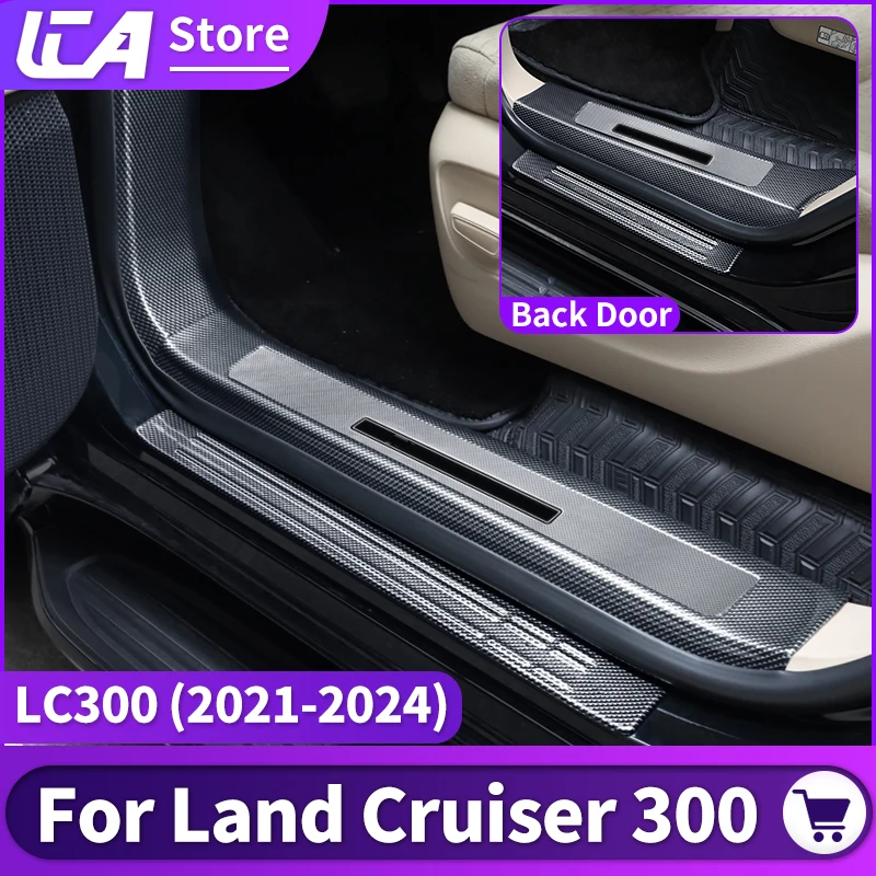 Suitable for Toyota Land Cruiser 300 door pedal guard refitting 2021-2024 LC300 - £217.37 GBP