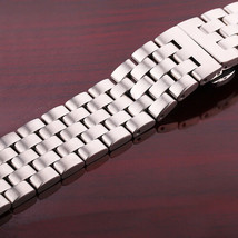 24mm Brushed 316L Stainless Steel Silver Premium Links Watch Bracelet/Watchband - £20.47 GBP