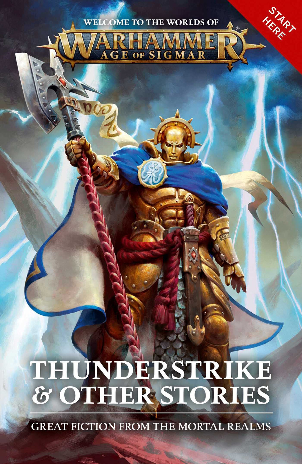 Thunderstrike &amp; Other Stories - Warhammer Age of Sigmar-Paperback Black ... - $17.95