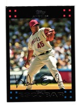 2007 Topps Baseball Card Collector Kelvim Escobar 391 Angels - $3.00