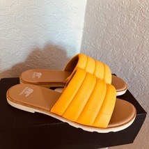 Sorel Ella III Quilted Puff Leather Slide Sandal, Yellow Ray/Honey, Size... - $69.00 Sorel Ella III Quilted Puff Leather Slide Sandal, Yellow Ray/Honey, Size... - $69.00