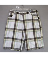PJ Mark Traditions Men&#39;s 40 Hybrid Plaid Board Shorts Baggy Skater Surfe... - $27.16 CAD