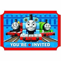 Thomas The Tank Invitations Envelopes Seals Stickers Birthday Party Supp... - $92.20 MXN