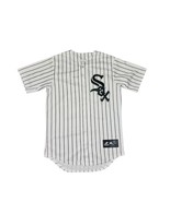 VTG Jim Thome #25 Chicago White Sox MAJESTIC Pinstriped SEWN Jersey SZ L... - €40,47 EUR