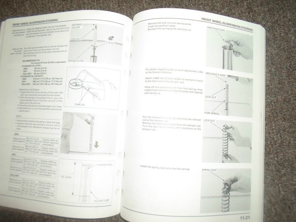 1986 1987 1988 1989 1990 1991 Honda CR125R Service Repair Shop Manual NEW Item image 4