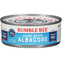 Chunk White Albacore Tuna in Water 5 oz Can  Wild Caught 20g Protein per Serving - £6.32 GBP