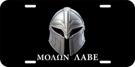 Molon Labe Come Spartan Take Them 2ND Amendment Guns Aluminun License Plate 01 - £9.80 GBP+