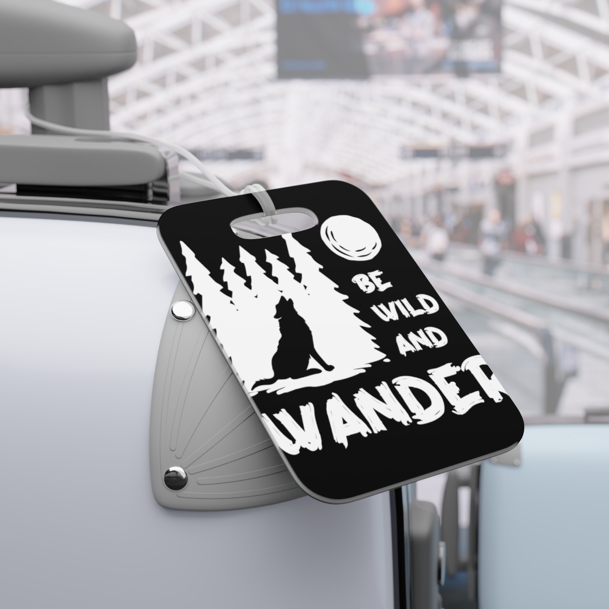 Primary image for Be Wild and Wander Luggage Tags for Adventure Enthusiasts - Durable Plastic with