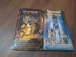 DragonLance Tales  Vol 1 &amp; 2 Weis &amp; Hickman Paperback 1987 TSR Vintage - £7.55 GBP