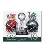 Philadelphia Eagles 2025 Super Bowl Championship win on 8x10 - $24.75