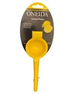 NEW ONEIDA LEMON PRESS Yellow Hand Juicer Lime Squeezer Ergonomic design  - €11,25 EUR
