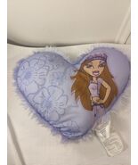 Vintage Bratz dolls MGA home decor pillow room purple heart shaped brats... - €30,85 EUR