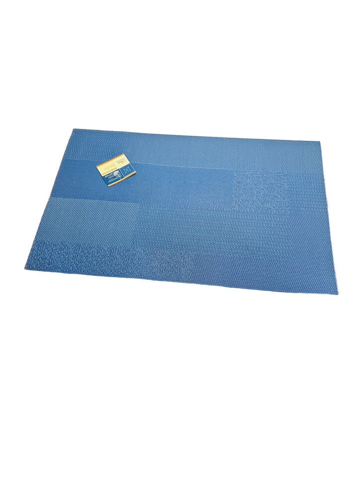 Home Collection Navy  PVC Napperon Placemats 16.53x10.63Inch - $5.82