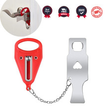 Portable Door Lock Hardware Security Safety Travel Hotel Home Safe Latch Lock - £6.29 GBP+