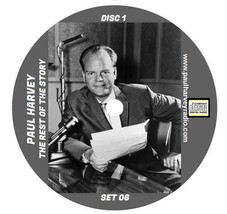 Paul Harvey (Set 06) The Rest of the Story 100 Episodes on 5 Audio CDs - $29.99