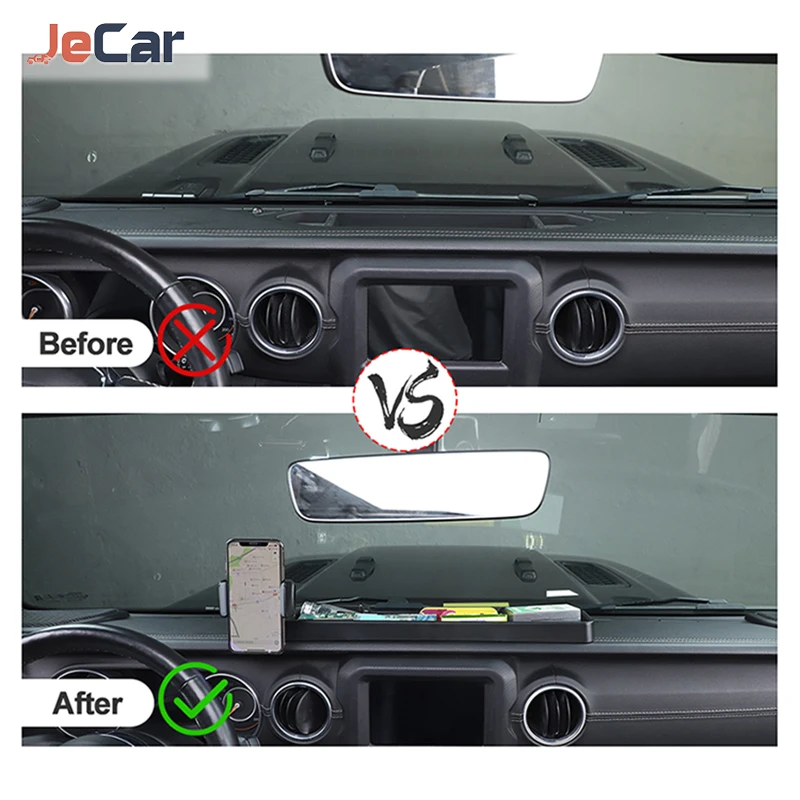 JeCar Multifunctional Storage Box Mobile Phone Holder For Jeep Wrangler JL JT - £45.89 GBP+