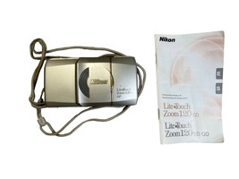 Nikon Lite Touch Zoom 120 ED AF Film Camera - For Parts, Lens Issue - £12.84 GBP