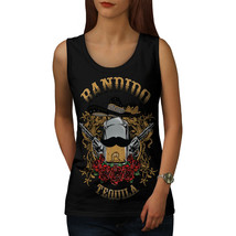 Bandido Tequila Rose Tee Mexico Gun Women Tank Top - £10.23 GBP