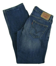 Levi&#39;s 514 Slim Fit Straight Leg Original Red Tab Jeans Men&#39;s W29 X L30 100% Cot - £17.12 GBP