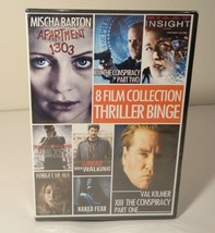 8 Film Collection Thriller Binge New Dvd Val Kilmer Mischa Barton - £30.86 GBP