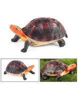 Small Yellow-Margined Box Turtle Plastic Animal Figurine Educational Toy - $9.89+