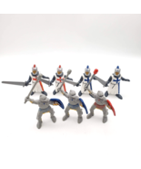 BULLYLAND Medieval Knights Action Figures Sword Toy Germany 3” Vintage L... - £23.32 GBP