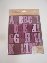 Life&#39;s Little Occasions Die Cut Stickers Purple Stripe Alphabet - £3.92 GBP