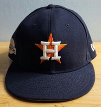 New Era 9Fifty Men&#39;s Cap Houston Astros World Series 2017 Navy Blue Snapback Hat - £19.61 GBP