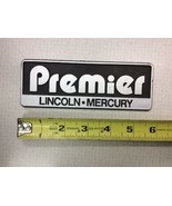 Premier Lincoln Mercury vintage Car Dealer Plastic Emblem Badge Plate - €26,05 EUR