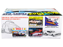 Skill 2 Model Kit Blue Max Long Nose Mustang Funny Car 1/25 Scale Model ... - $49.35