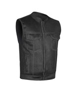 Motorcycle Vest Breathable Moto Mesh Club Vest Titan Air GoLeather GO260 - $99.95
