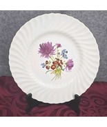 VTG Minton China Dinner Plate 11&quot; Hand Painted Artist Signed Floral S500... - $19.91