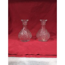 Princess House Fantasia Crystal Bud Vase Set, 5&quot; Pair, Crystal Vases, Home Decor - $21.77