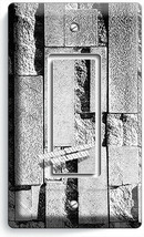 Gray Rock Vertical Engraved Stone 1 Gfci Light Switch Plates Kitchen Room Decor - £8.19 GBP