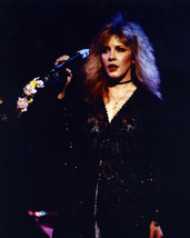 Stevie Nicks in black dress performing 1980&#39;s Fleetwood Mac concert 8x10 Photo - £7.79 GBP