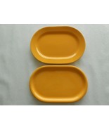 2 Waechtersbach Solid Colours Yellow 13&quot; x 9&quot; Oval Serving Platters Germ... - $47.80 CAD