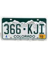 Colorado License Plate 366-KJI – White Mountain Design - Stickers 4/10 - $10.00