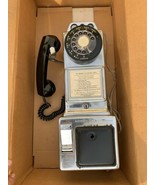 Vintage Automatic Electric Company 3 Slot Coin Rotary Payphone  Chrome - $874.09 CAD