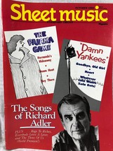 October 1988 Sheet Music Magazine- The Pajama Game / Damn Yankees - £1.77 GBP