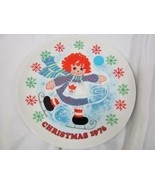 Vintage 1973 The Schmid Collection Raggedy Ann Christmas Plate 7.5&quot; - $5.69